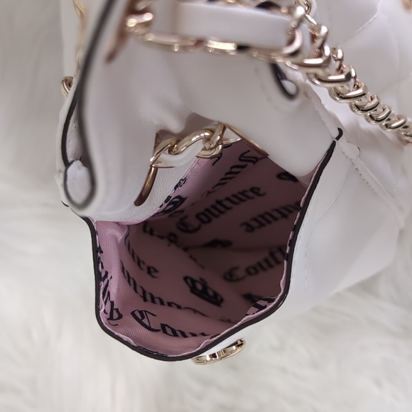 Juicy Couture Angel Fashion Icon Bucket Bag with Chain and Rhinestone Detail 💎 - Picture 8 of 17